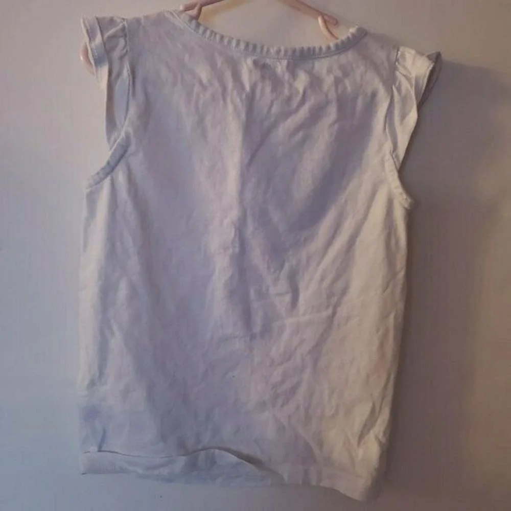 Gymboree America's Sweetheart White Sequin Tee 6